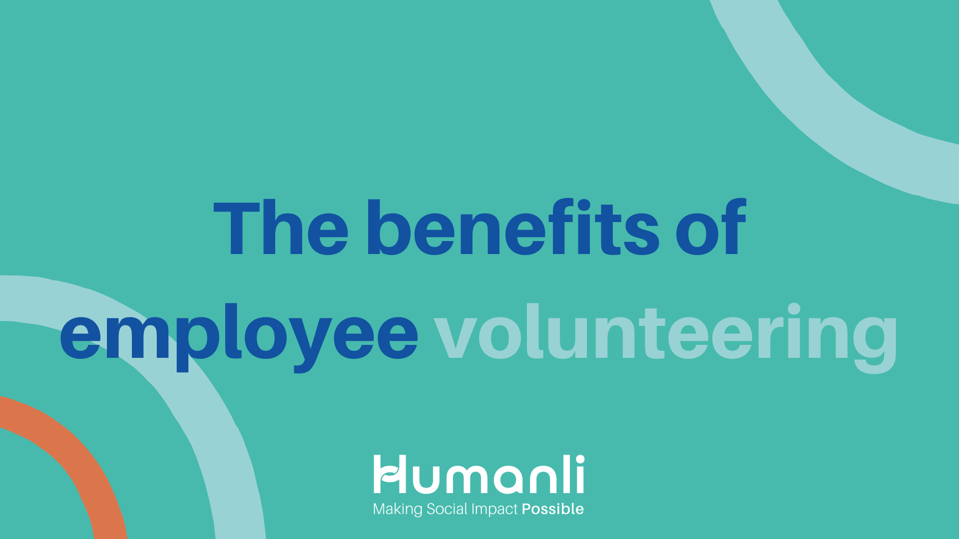 The benefits of employee volunteering