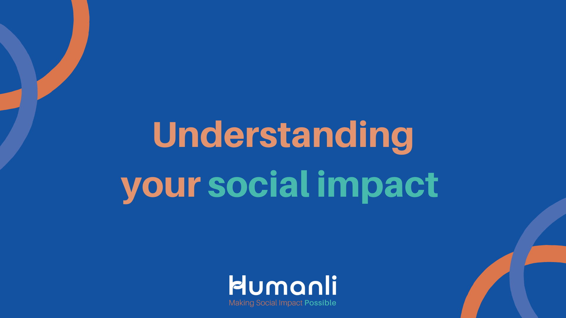 Understanding your social impact